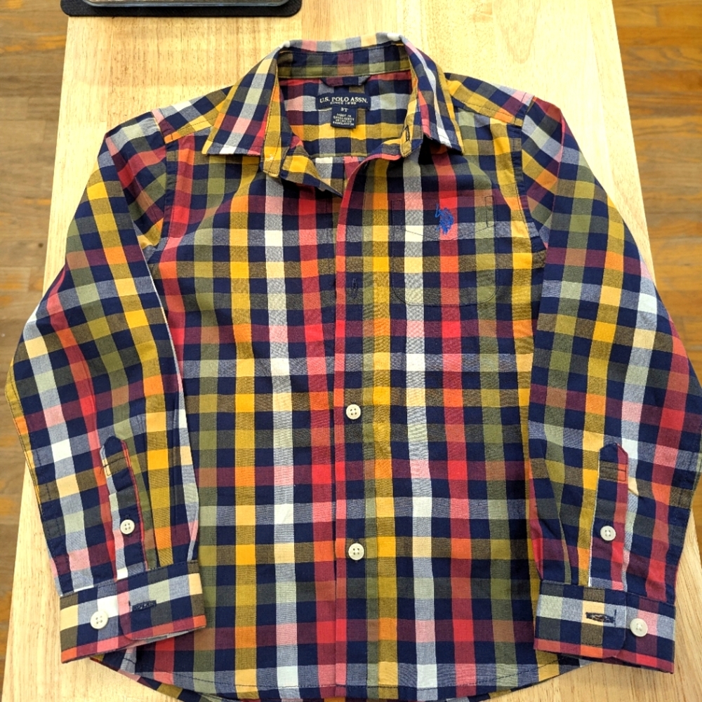 US Polo Assn Dress shirt Size 5T